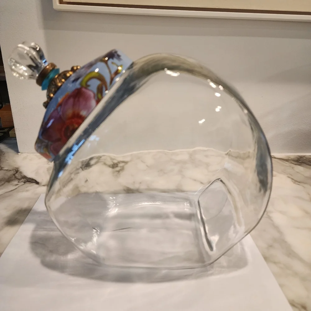 Mackenzie-Childs Wildflowers Enamel Cookie Jar - Picture 9 of 13